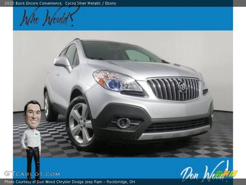 Cocoa Silver Metallic / Ebony 2015 Buick Encore Convenience