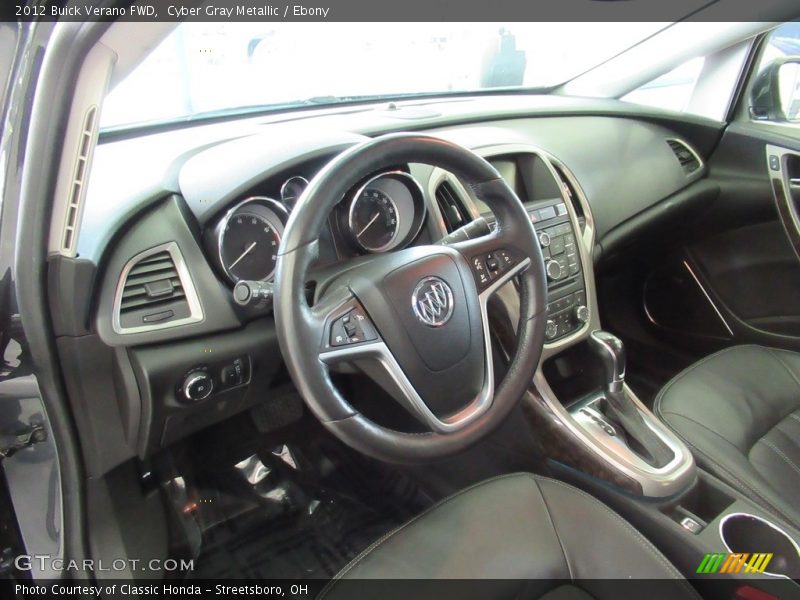 Cyber Gray Metallic / Ebony 2012 Buick Verano FWD