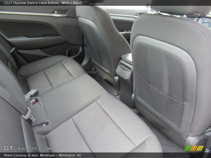 White / Black 2017 Hyundai Elantra Value Edition