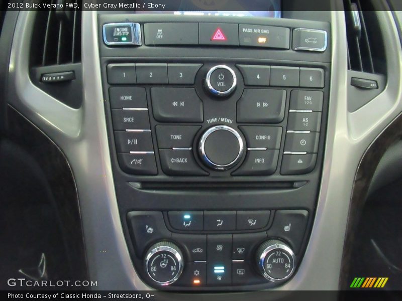 Cyber Gray Metallic / Ebony 2012 Buick Verano FWD