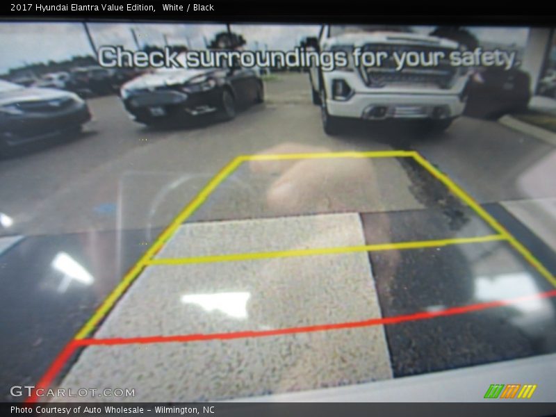 White / Black 2017 Hyundai Elantra Value Edition