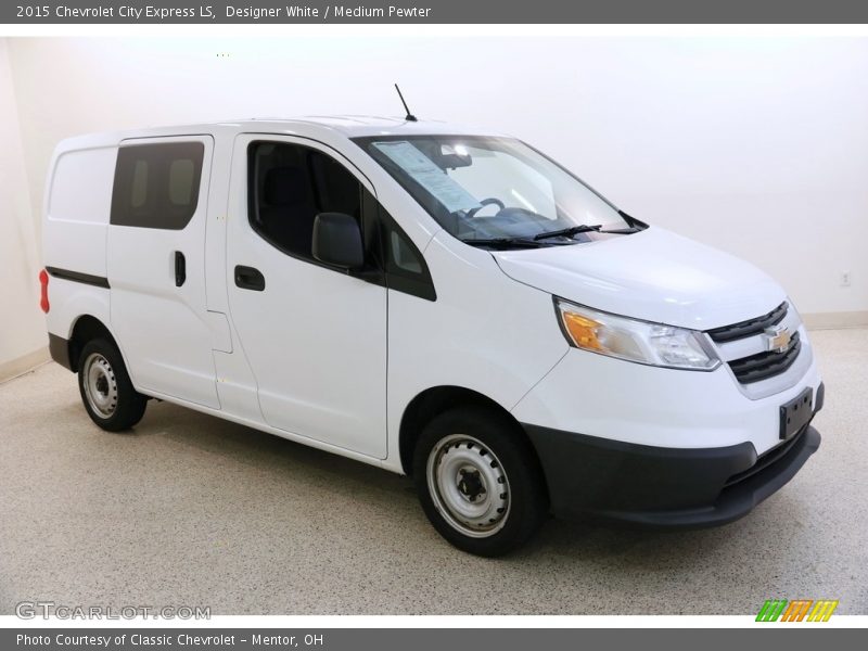Designer White / Medium Pewter 2015 Chevrolet City Express LS