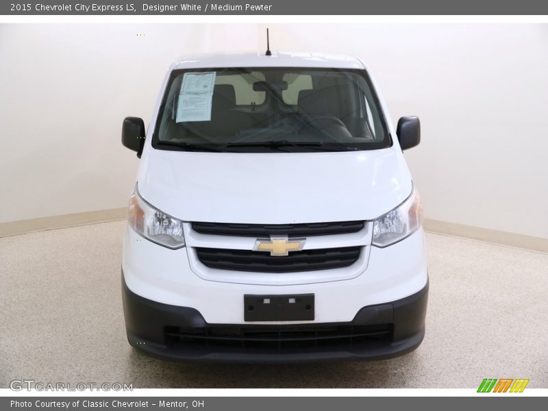 Designer White / Medium Pewter 2015 Chevrolet City Express LS