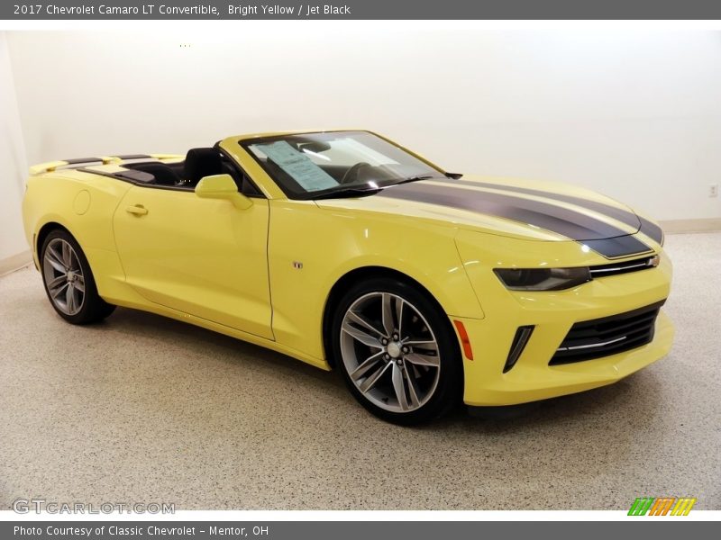 Bright Yellow / Jet Black 2017 Chevrolet Camaro LT Convertible