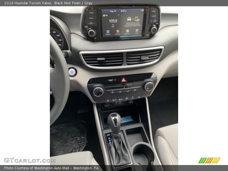 Black Noir Pearl / Gray 2019 Hyundai Tucson Value