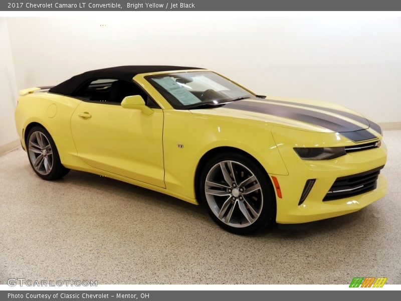 Bright Yellow / Jet Black 2017 Chevrolet Camaro LT Convertible