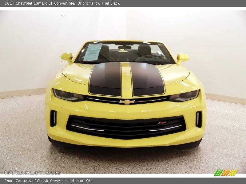 Bright Yellow / Jet Black 2017 Chevrolet Camaro LT Convertible