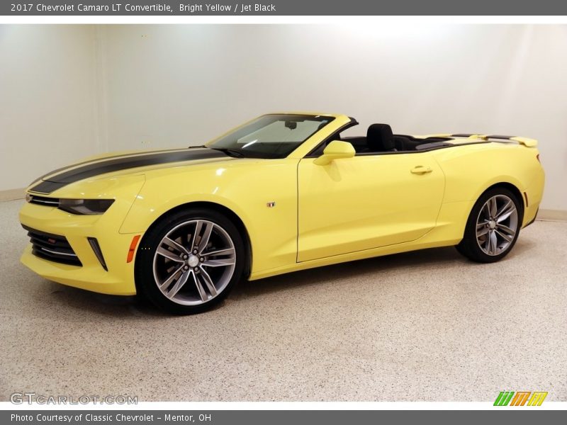 Bright Yellow / Jet Black 2017 Chevrolet Camaro LT Convertible