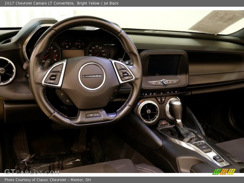 Bright Yellow / Jet Black 2017 Chevrolet Camaro LT Convertible