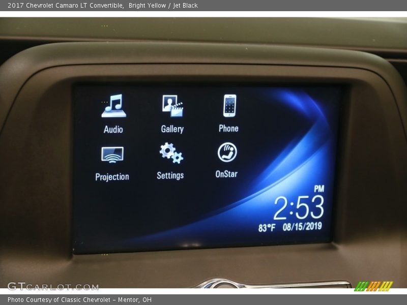 Bright Yellow / Jet Black 2017 Chevrolet Camaro LT Convertible