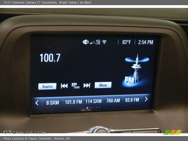 Bright Yellow / Jet Black 2017 Chevrolet Camaro LT Convertible