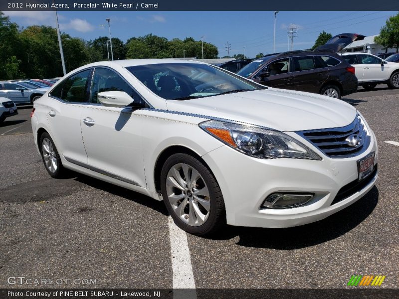 Porcelain White Pearl / Camel 2012 Hyundai Azera