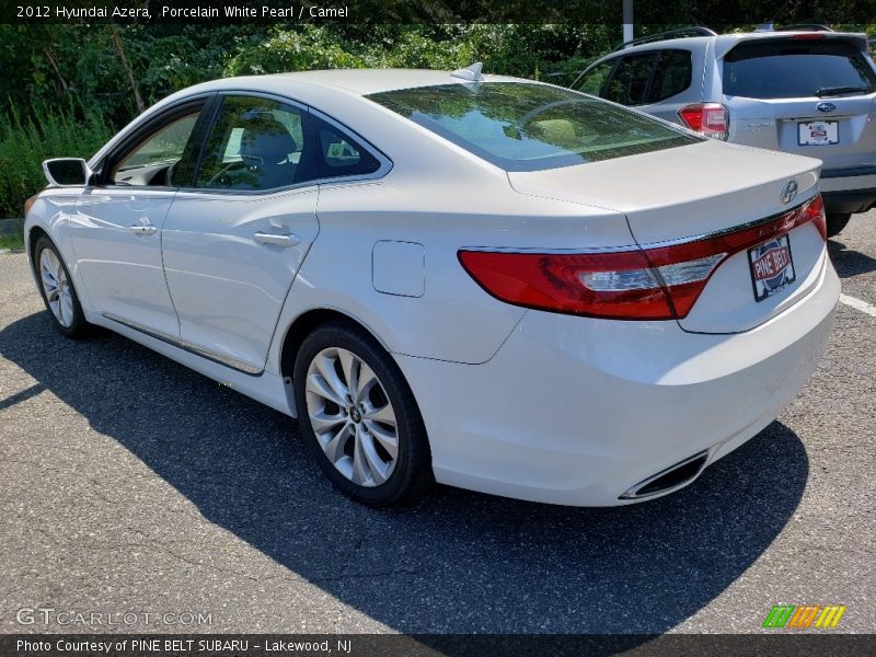 Porcelain White Pearl / Camel 2012 Hyundai Azera