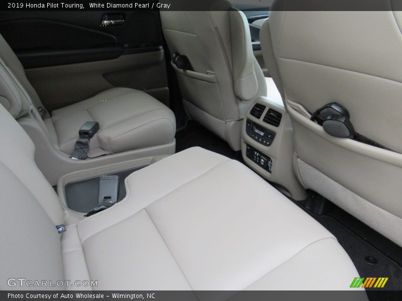 White Diamond Pearl / Gray 2019 Honda Pilot Touring