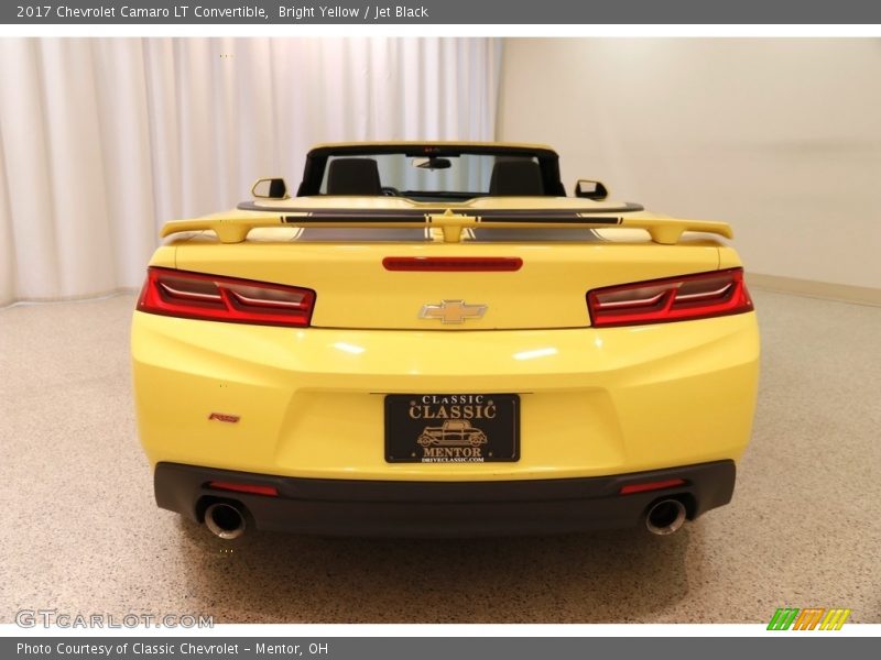 Bright Yellow / Jet Black 2017 Chevrolet Camaro LT Convertible