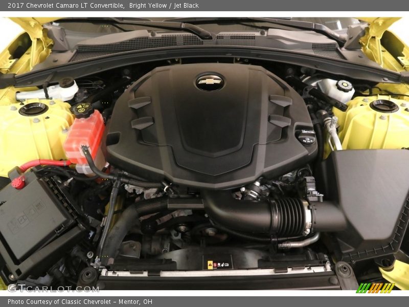 Bright Yellow / Jet Black 2017 Chevrolet Camaro LT Convertible