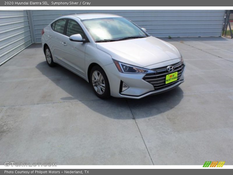 Symphony Silver / Gray 2020 Hyundai Elantra SEL