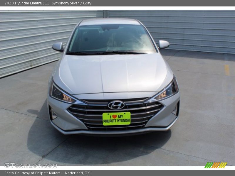 Symphony Silver / Gray 2020 Hyundai Elantra SEL