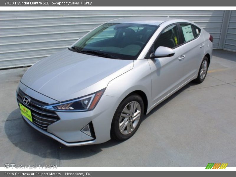 Symphony Silver / Gray 2020 Hyundai Elantra SEL