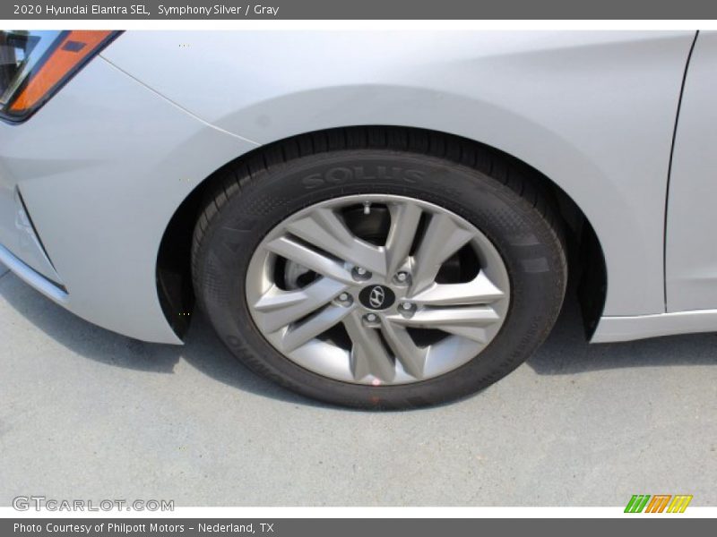 Symphony Silver / Gray 2020 Hyundai Elantra SEL
