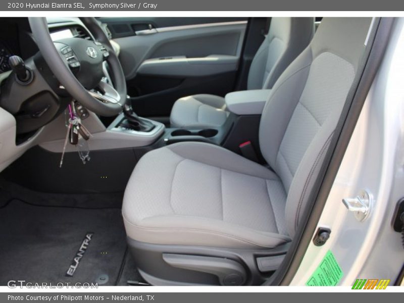 Symphony Silver / Gray 2020 Hyundai Elantra SEL
