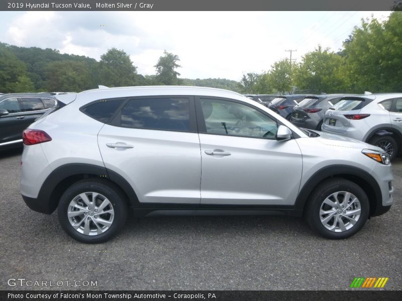 Molten Silver / Gray 2019 Hyundai Tucson Value