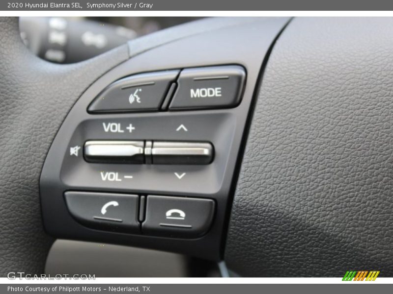 Symphony Silver / Gray 2020 Hyundai Elantra SEL