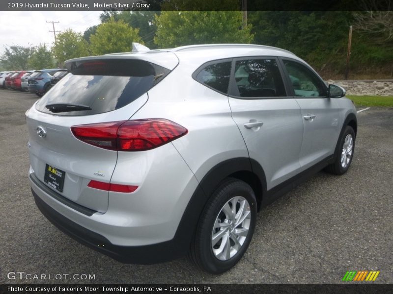 Molten Silver / Gray 2019 Hyundai Tucson Value