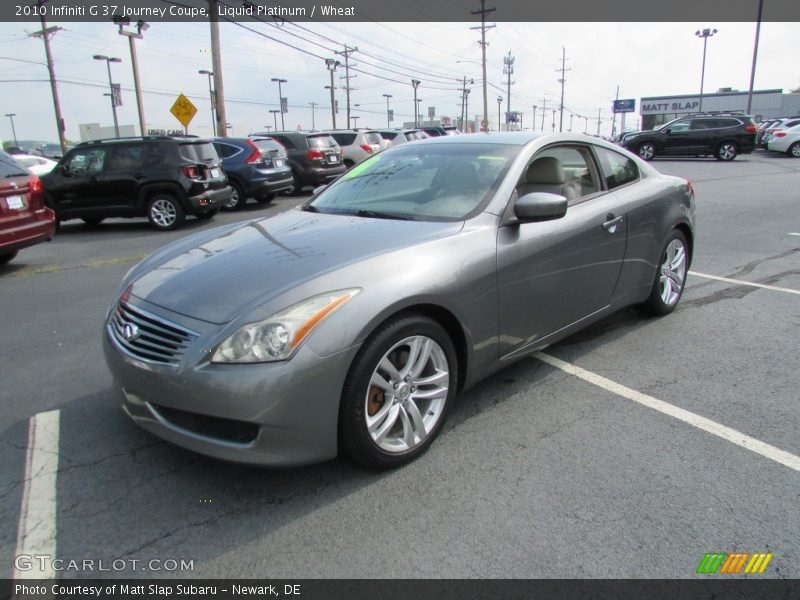 Liquid Platinum / Wheat 2010 Infiniti G 37 Journey Coupe