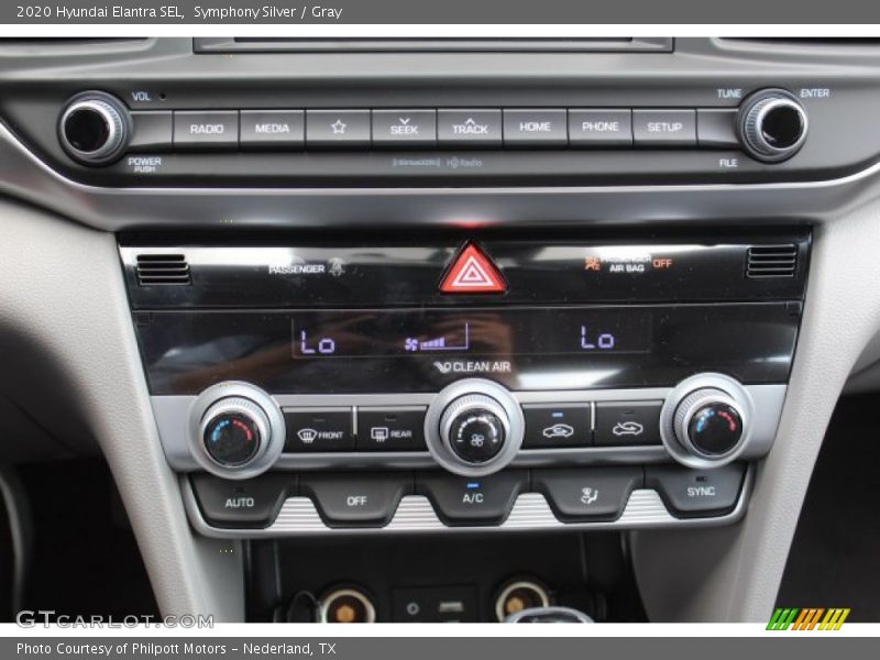Symphony Silver / Gray 2020 Hyundai Elantra SEL