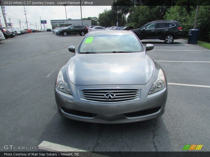 Liquid Platinum / Wheat 2010 Infiniti G 37 Journey Coupe