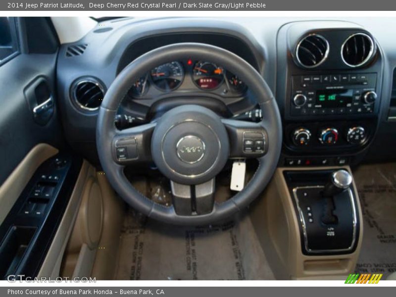 Deep Cherry Red Crystal Pearl / Dark Slate Gray/Light Pebble 2014 Jeep Patriot Latitude