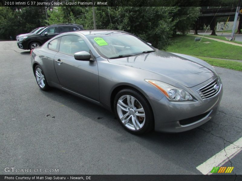 Liquid Platinum / Wheat 2010 Infiniti G 37 Journey Coupe