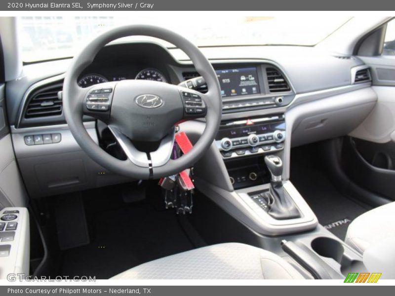 Symphony Silver / Gray 2020 Hyundai Elantra SEL