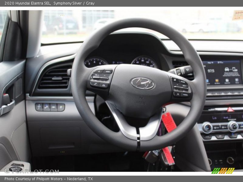 Symphony Silver / Gray 2020 Hyundai Elantra SEL