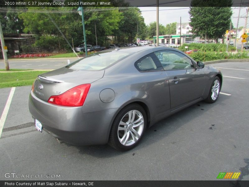 Liquid Platinum / Wheat 2010 Infiniti G 37 Journey Coupe