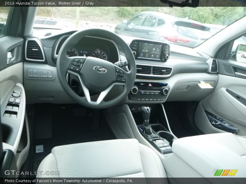 Molten Silver / Gray 2019 Hyundai Tucson Value