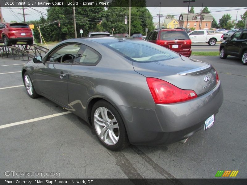 Liquid Platinum / Wheat 2010 Infiniti G 37 Journey Coupe