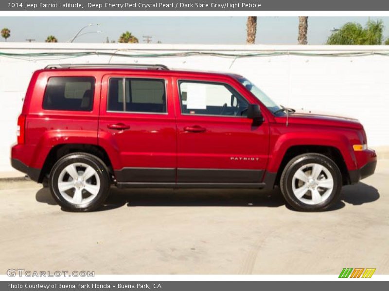 Deep Cherry Red Crystal Pearl / Dark Slate Gray/Light Pebble 2014 Jeep Patriot Latitude