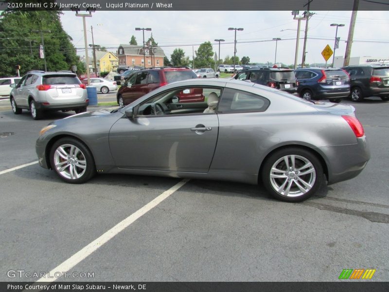 Liquid Platinum / Wheat 2010 Infiniti G 37 Journey Coupe