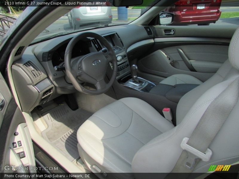 Liquid Platinum / Wheat 2010 Infiniti G 37 Journey Coupe
