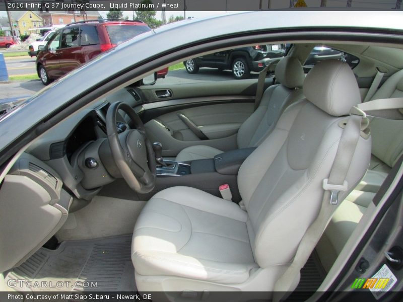 Liquid Platinum / Wheat 2010 Infiniti G 37 Journey Coupe