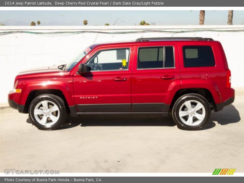 Deep Cherry Red Crystal Pearl / Dark Slate Gray/Light Pebble 2014 Jeep Patriot Latitude