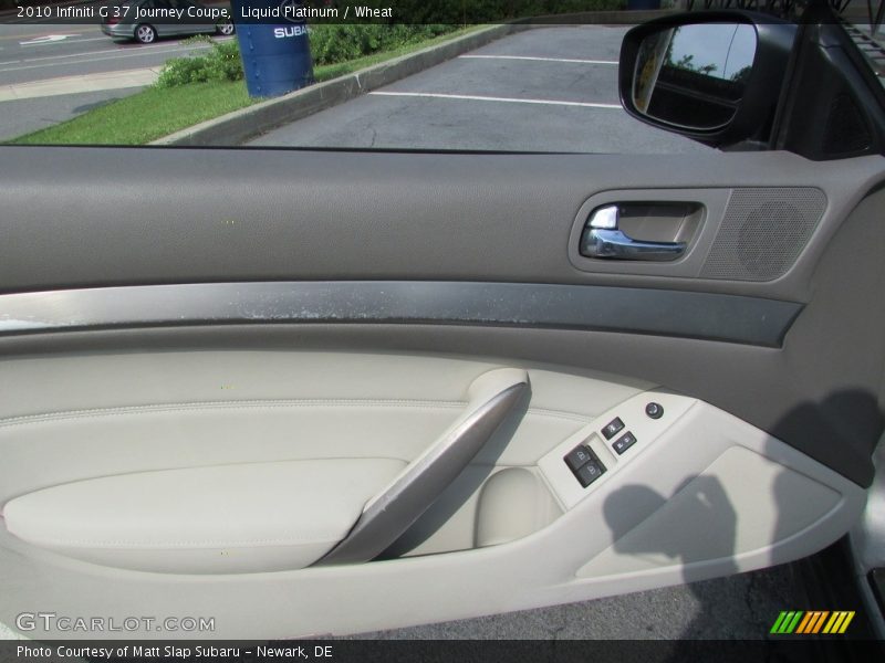 Liquid Platinum / Wheat 2010 Infiniti G 37 Journey Coupe