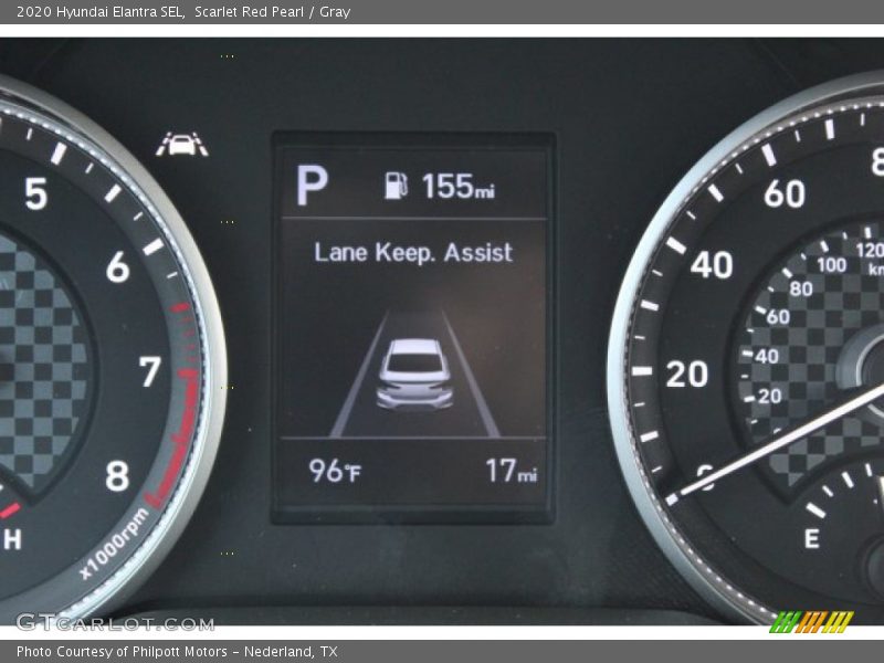 Scarlet Red Pearl / Gray 2020 Hyundai Elantra SEL