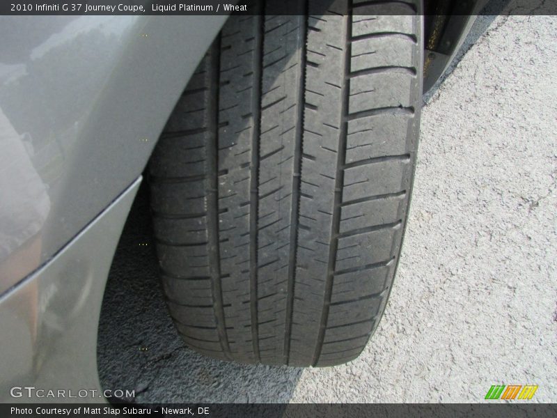 Liquid Platinum / Wheat 2010 Infiniti G 37 Journey Coupe