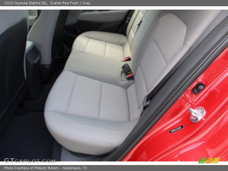 Scarlet Red Pearl / Gray 2020 Hyundai Elantra SEL