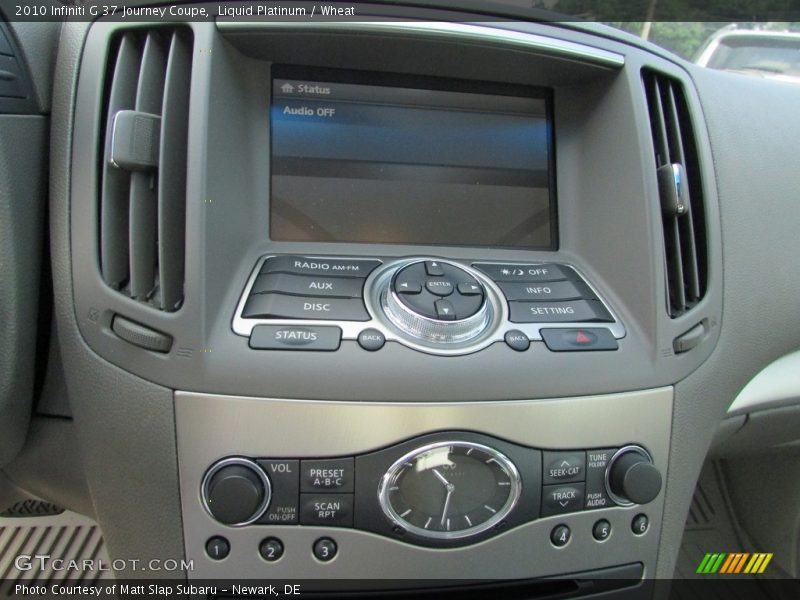 Liquid Platinum / Wheat 2010 Infiniti G 37 Journey Coupe