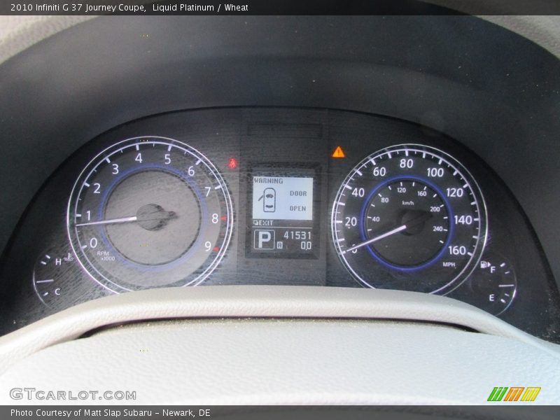 Liquid Platinum / Wheat 2010 Infiniti G 37 Journey Coupe