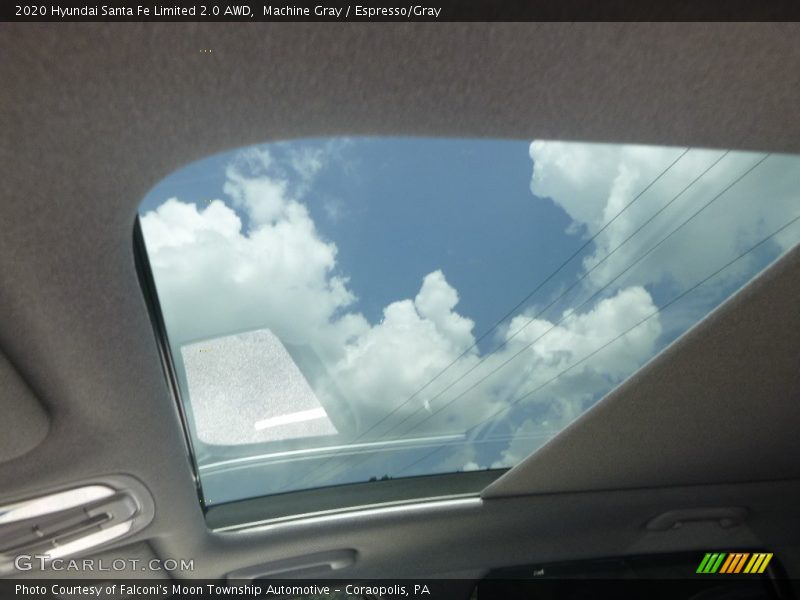 Machine Gray / Espresso/Gray 2020 Hyundai Santa Fe Limited 2.0 AWD